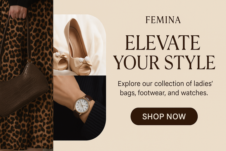 Buy Ladies Bags, Watches & Footwear Online in Pakistan – Trendy Styles