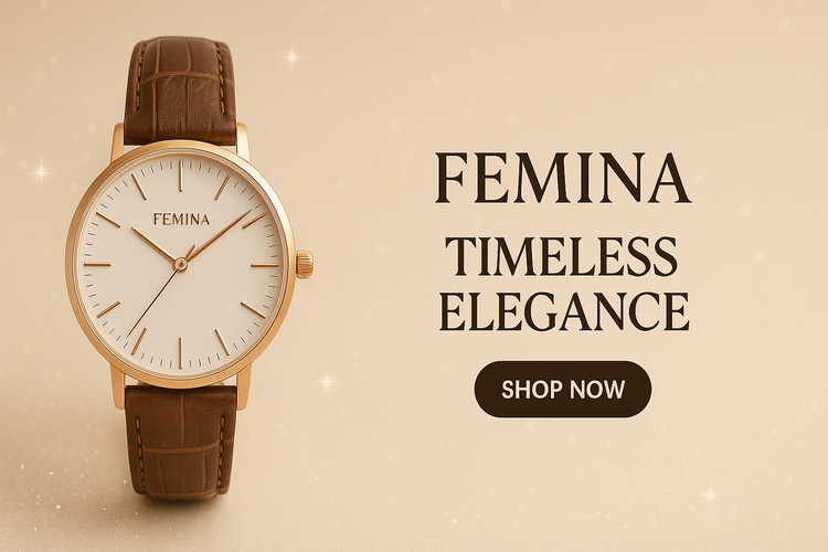 Elegant Ladies Watches Online in Pakistan – Shop Stylish Wrist Watches at Femina