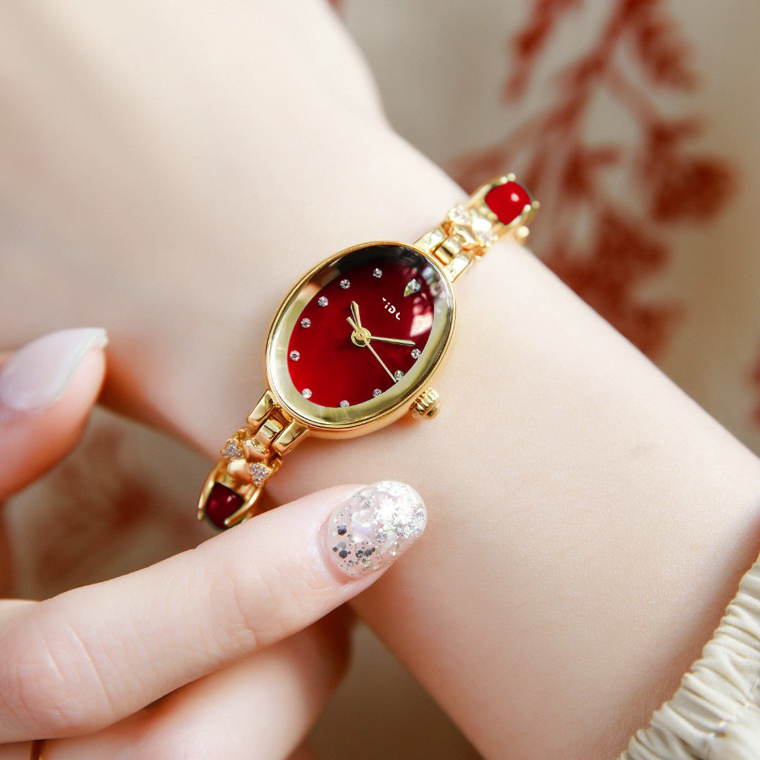 Fashionable girls' watch with sleek design
