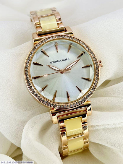 Golden ladies watch for formal occasions – Femina