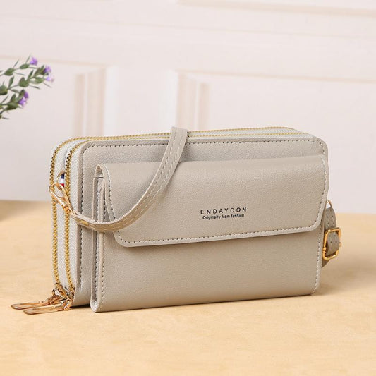 Brown faux leather shoulder bag – latest design 2025